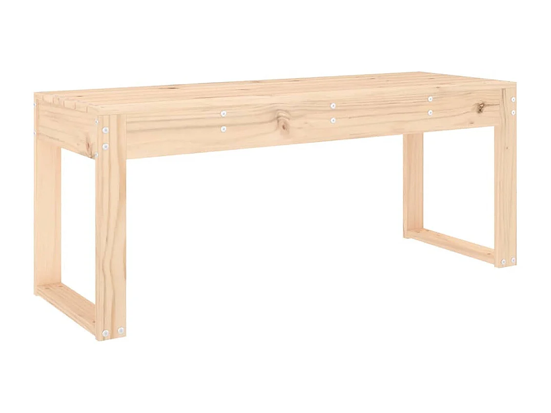 Banc de jardin 110x38x45 cm bois massif de pin