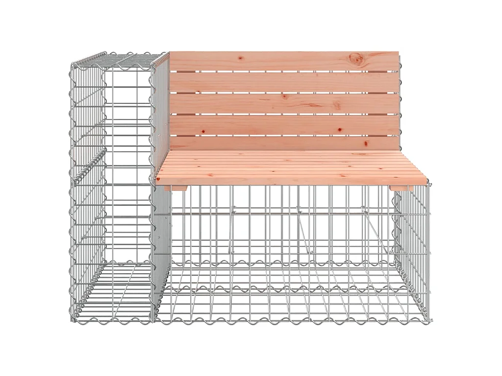 Tuinbank schanskorfontwerp 184x71x65,5 cm massief douglashout