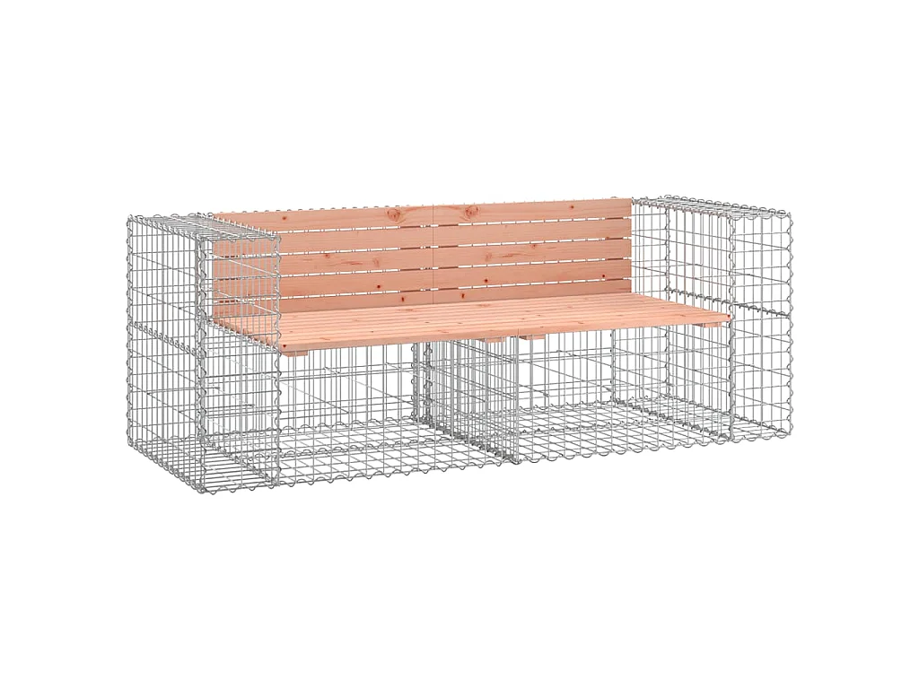 Panca Giardino Design Gabbione 184x71x65,5 cm Massello Douglas