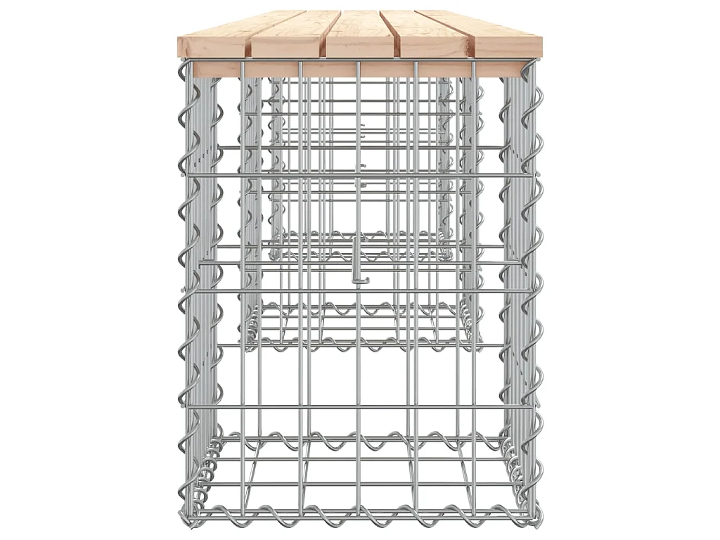 Tuinbank Schanskorfontwerp 203x31x42 cm massief grenenhout