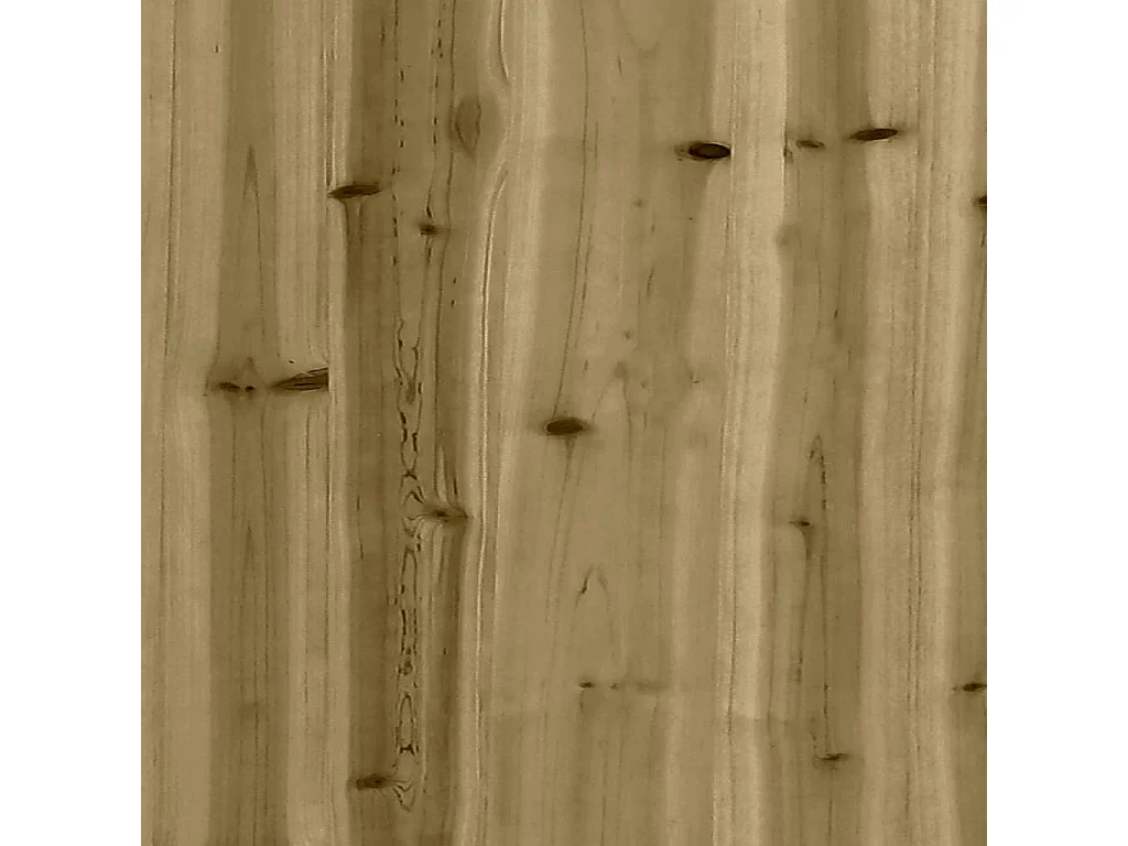 Gartenbank aus Gabionen 184x71x65,5 cm Kiefernholz Imprägniert