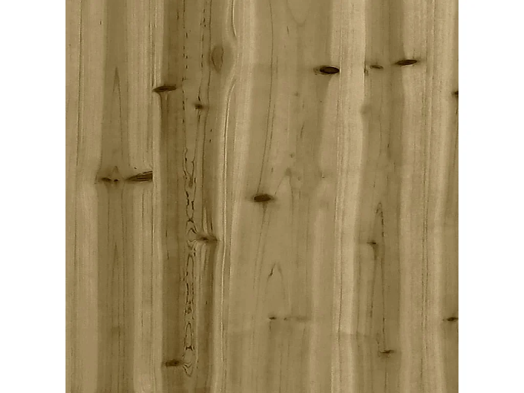 Panca da Giardino Design Gabbione 103x31,5x42cm Pino Impregnato