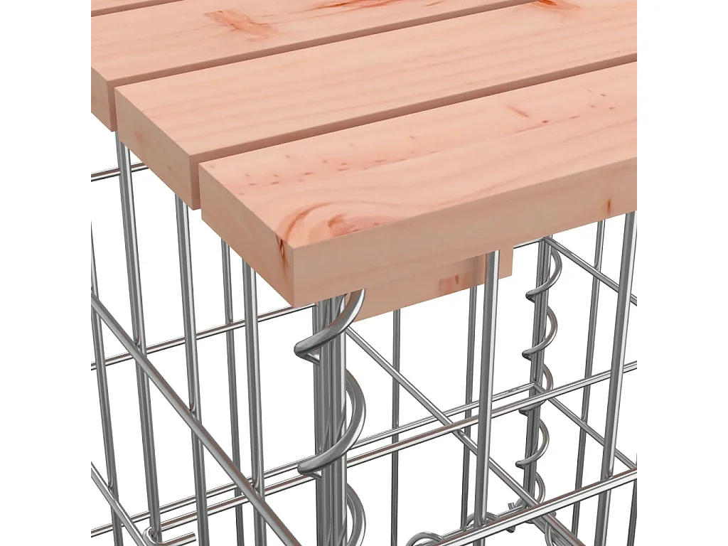 Panca Giardino Design Gabbione 183x41x60,5 cm Massello Douglas