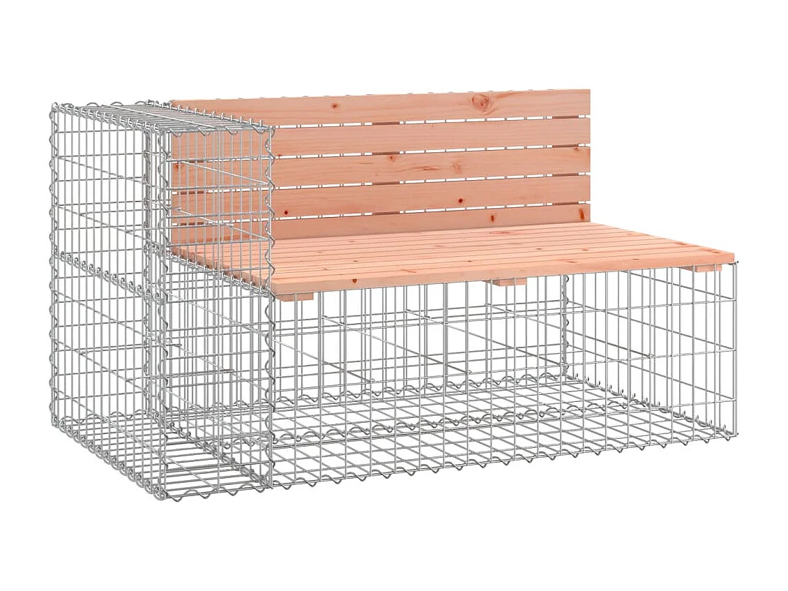 Tuinbank schanskorfontwerp 122x71x65,5 cm massief douglashout