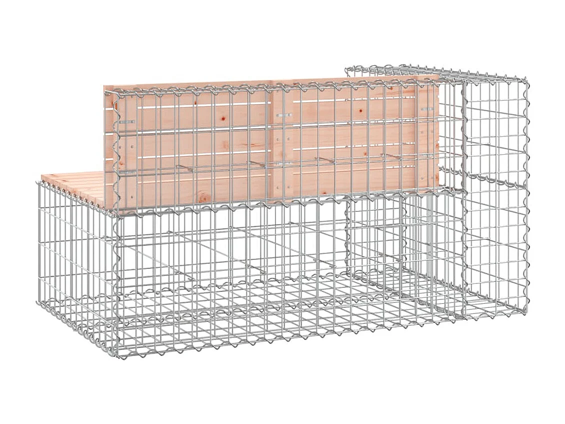 Tuinbank schanskorfontwerp 122x71x65,5 cm massief douglashout
