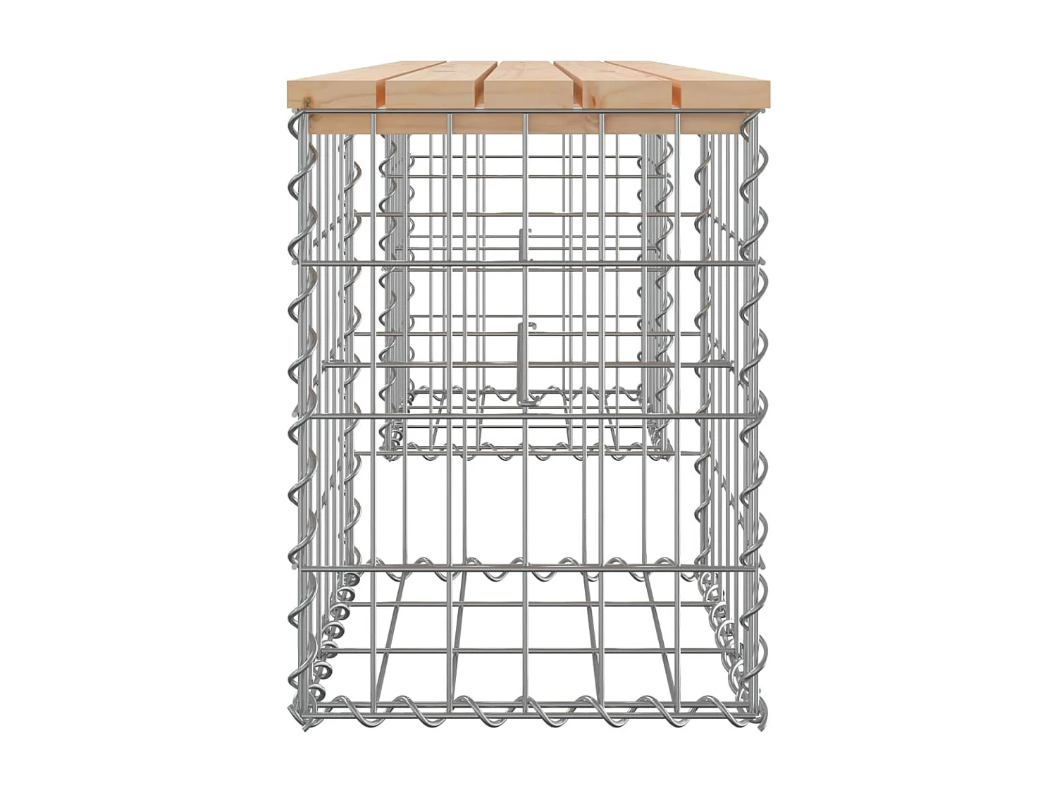 Tuinbank Schanskorfontwerp 103x31x42 cm massief grenenhout