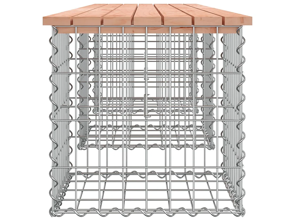 Tuinbank schanskorfontwerp 203x44x42 cm massief douglashout
