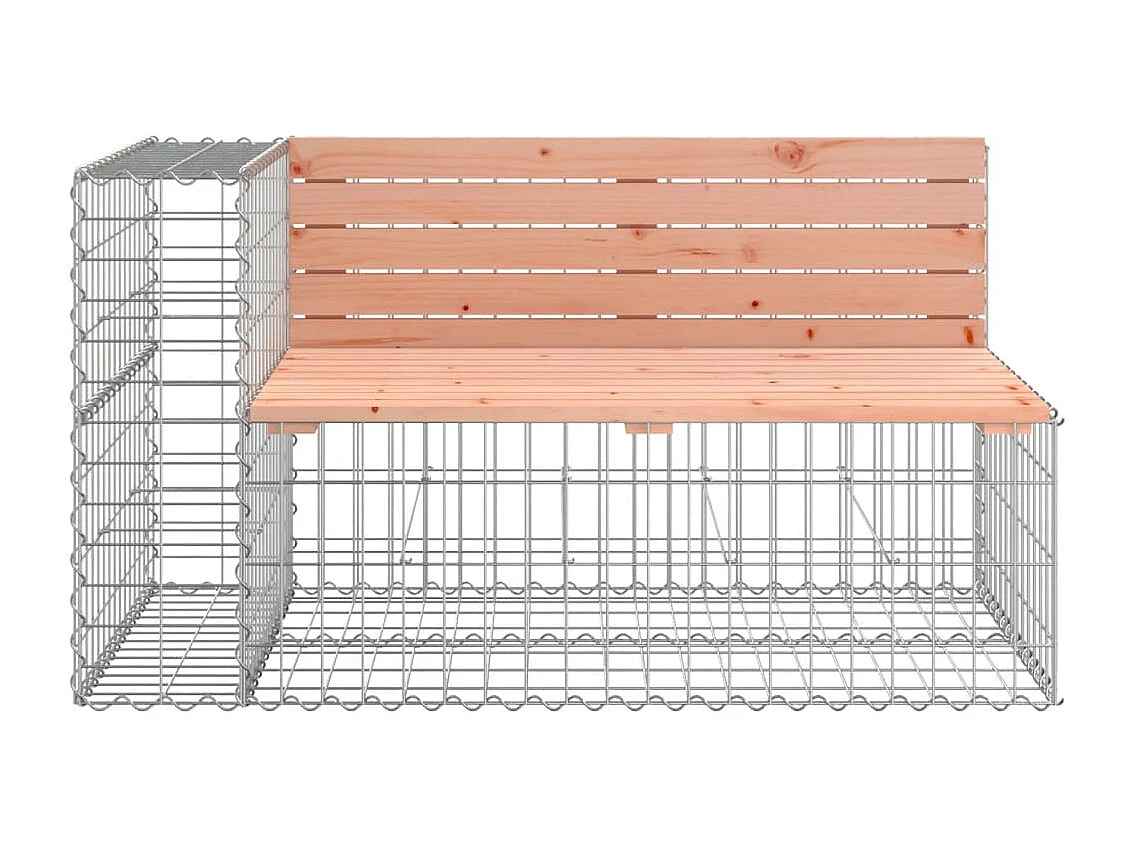 Tuinbank schanskorfontwerp 347x71x65,5 cm massief douglashout