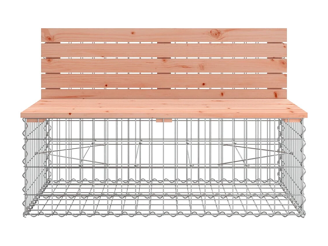 Tuinbank schanskorfontwerp 347x71x65,5 cm massief douglashout