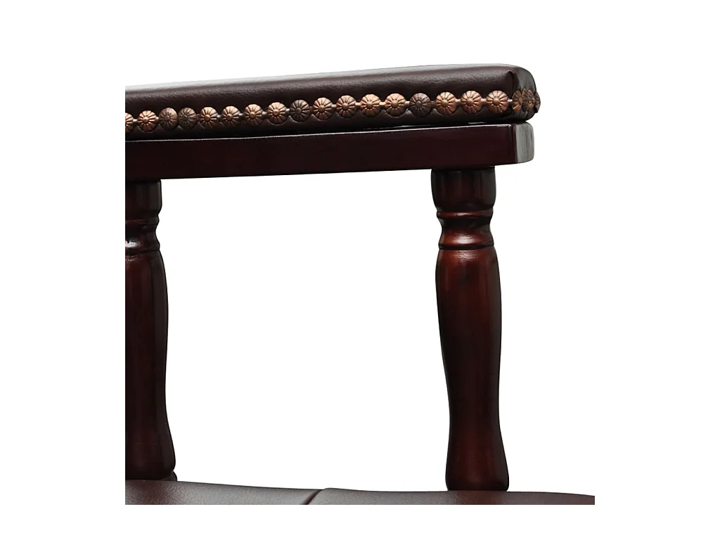 Chaise de bureau pivotante Marron