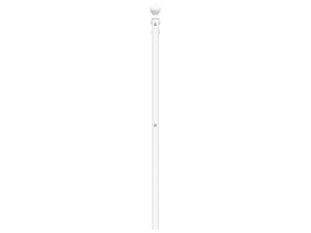 Vervangend hoofdbord 100 cm metaal wit