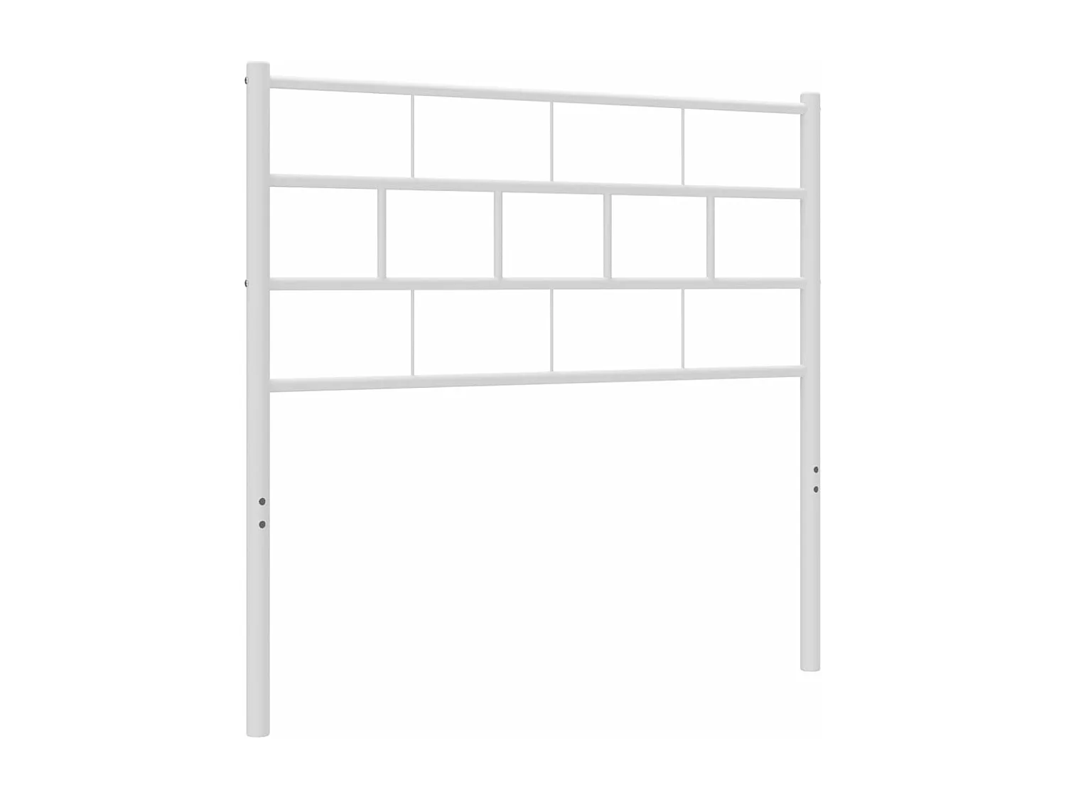 Tête de lit métal blanc 100 cm