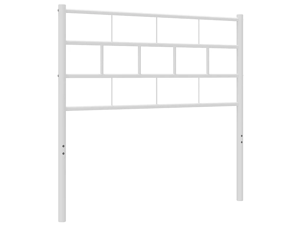 Tête de lit de remplacement métal blanc 100 cm