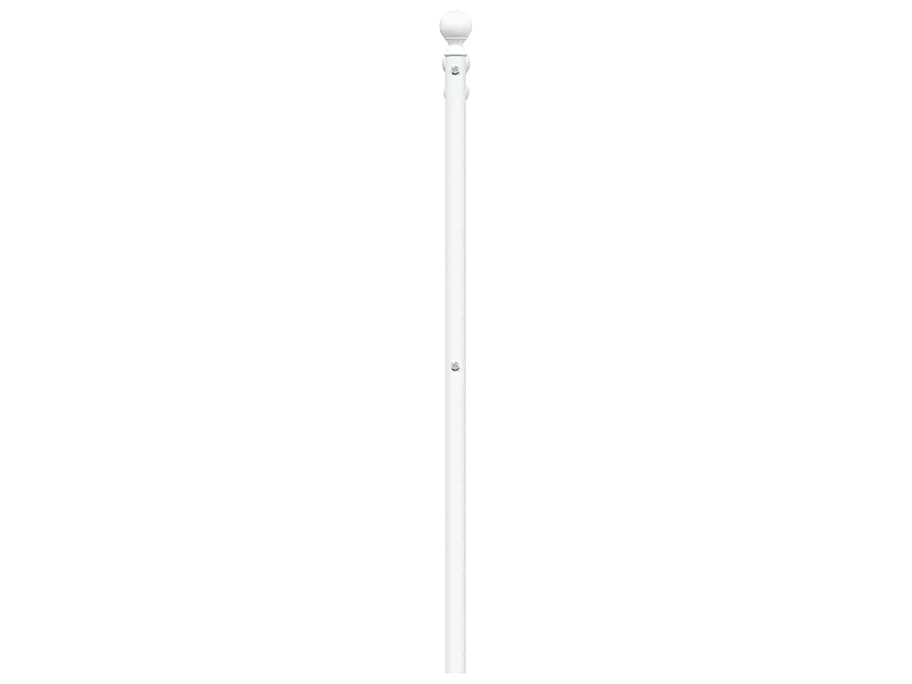 Ersatz-Kopfteil Metall Weiß 135 cm