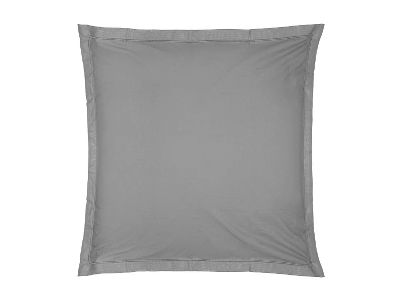 Taie d'Oreiller "Percale" 63x63cm Gris