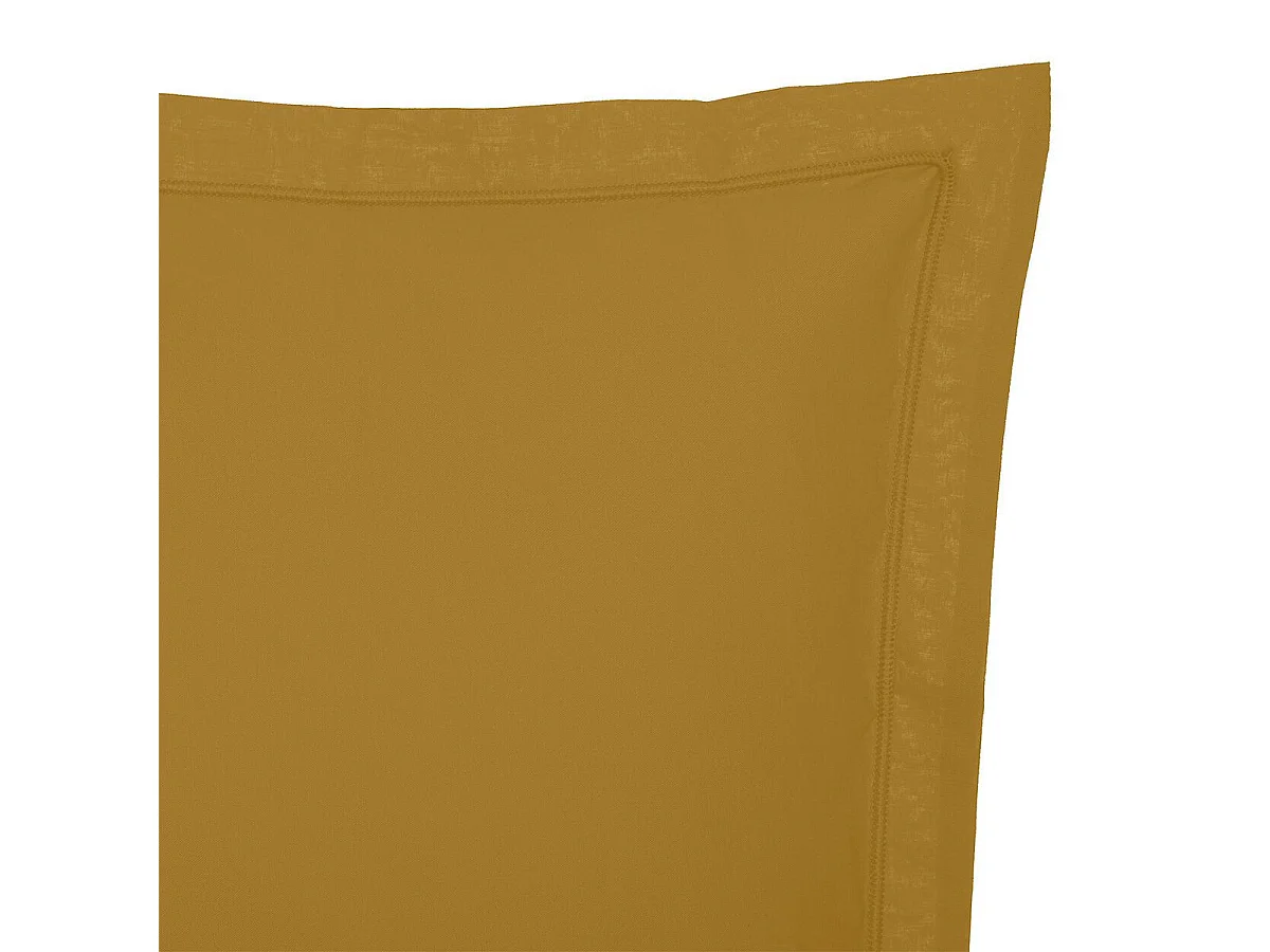 Taie d'Oreiller "Percale" 50x70cm Mordoré