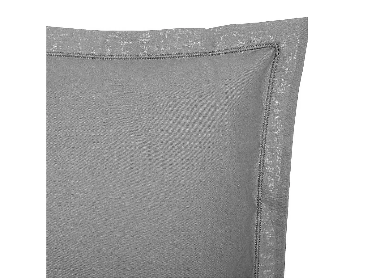 Taie d'Oreiller "Percale" 50x70cm Gris