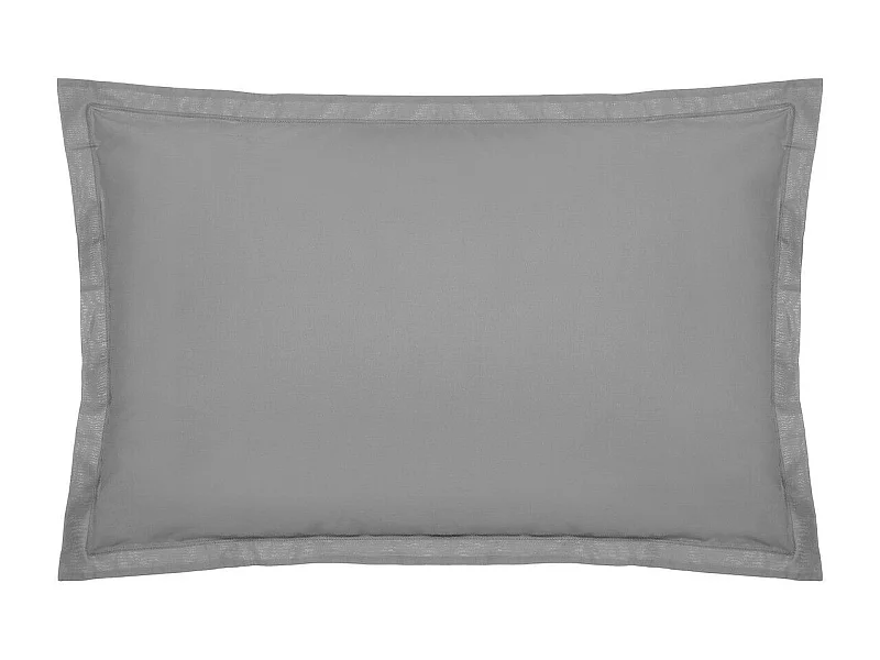 Taie d'Oreiller "Percale" 50x70cm Gris