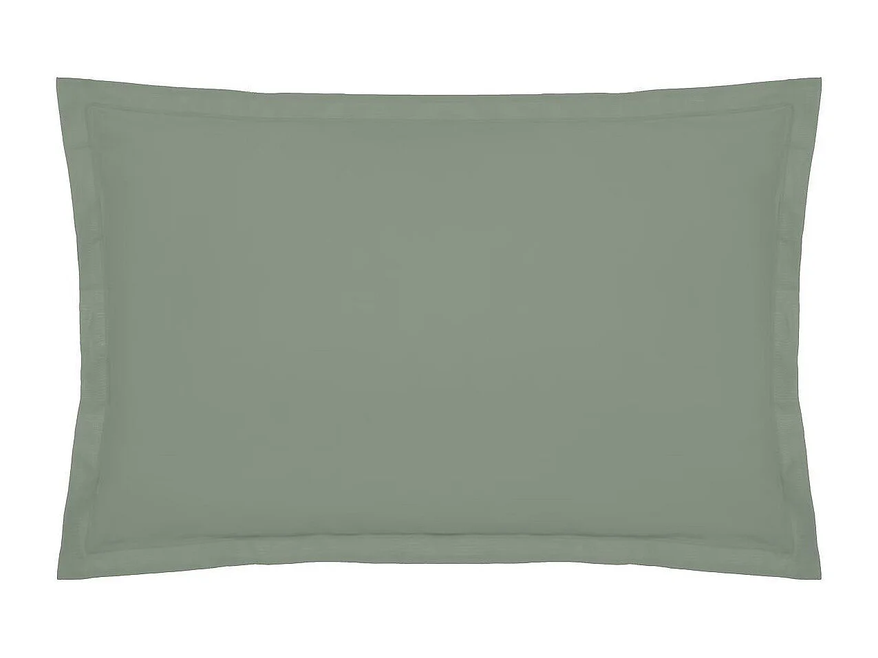 Taie d'Oreiller "Percale" 50x70cm Vert Tilleul