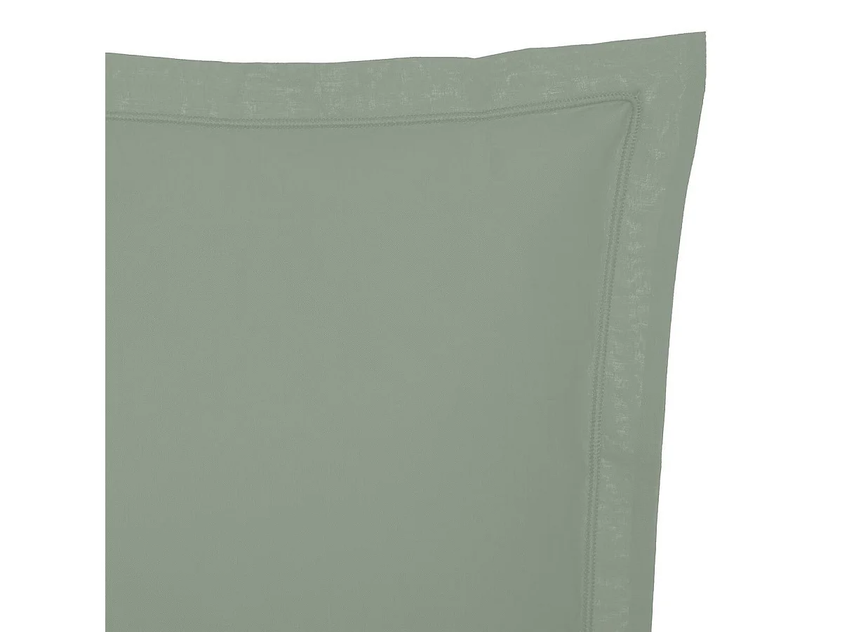 Taie d'Oreiller "Percale" 50x70cm Vert Tilleul