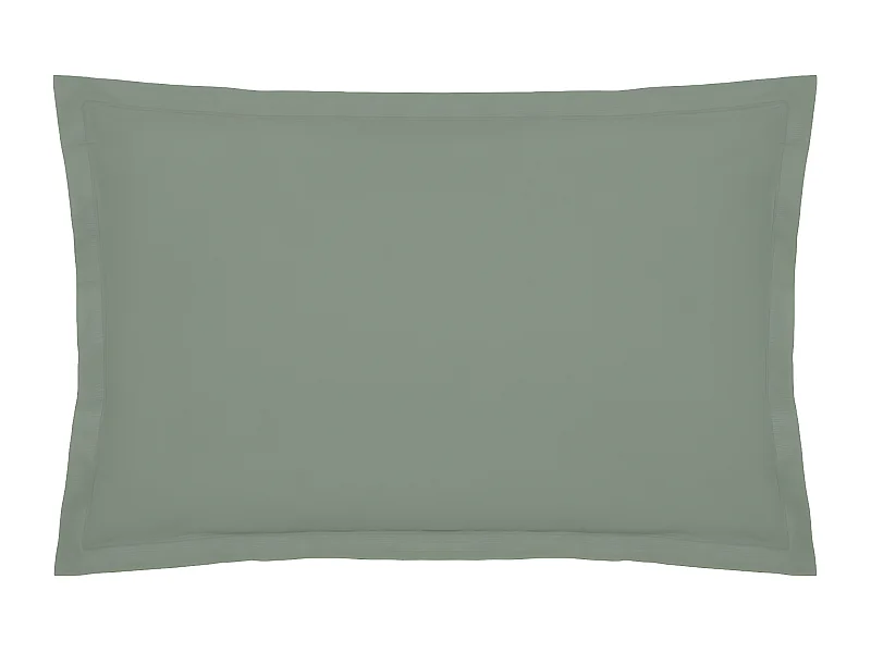 Taie d'Oreiller "Percale" 50x70cm Vert Tilleul