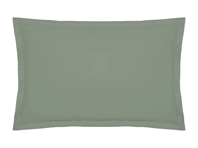 Taie d'Oreiller "Percale" 50x70cm Vert Tilleul