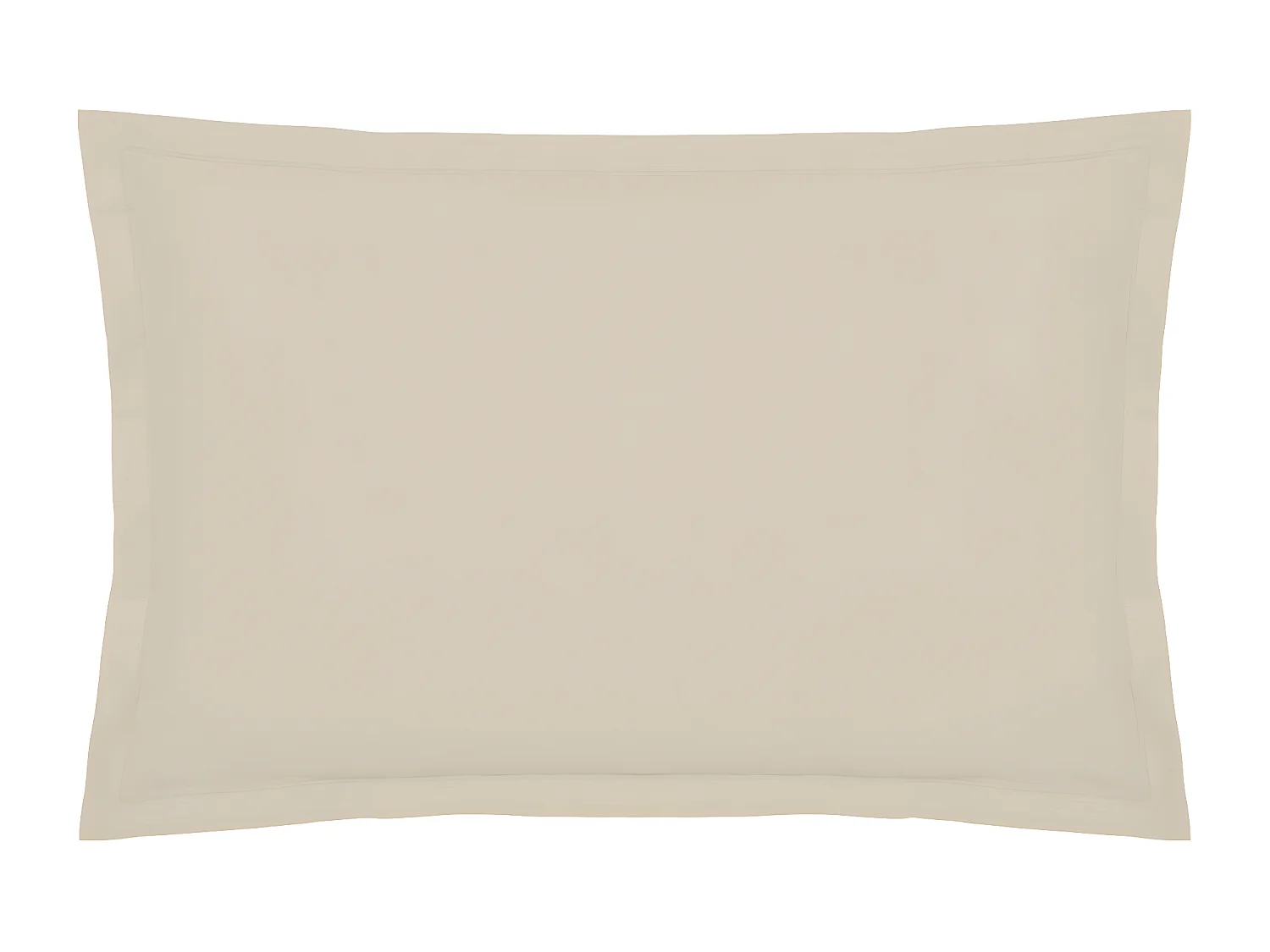 Taie d'Oreiller "Percale" 50x70cm Beige Lin