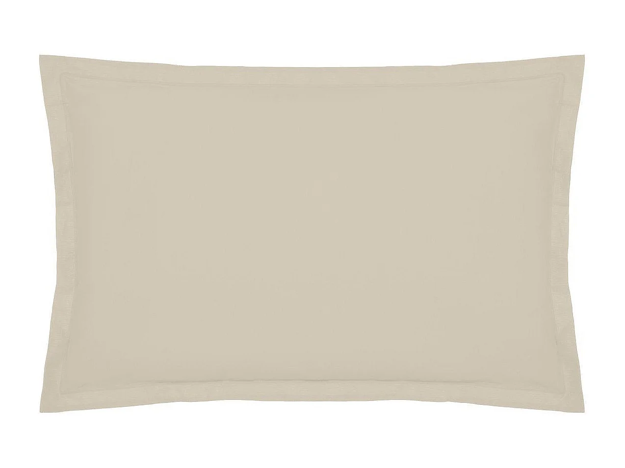 Taie d'Oreiller "Percale" 50x70cm Beige Lin
