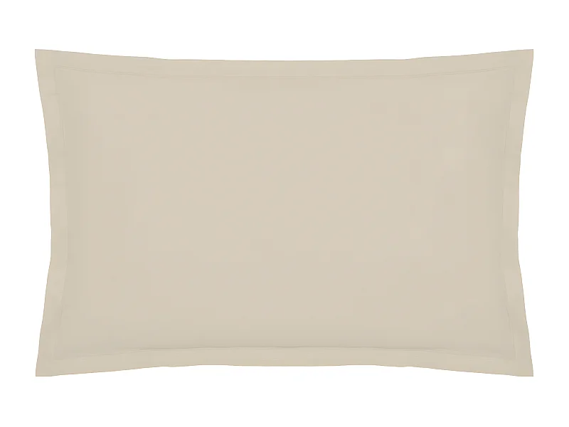 Taie d'Oreiller "Percale" 50x70cm Beige Lin