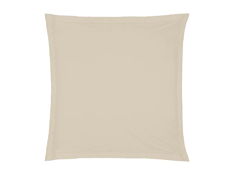 Taie d'Oreiller "Percale" 63x63cm Beige Lin