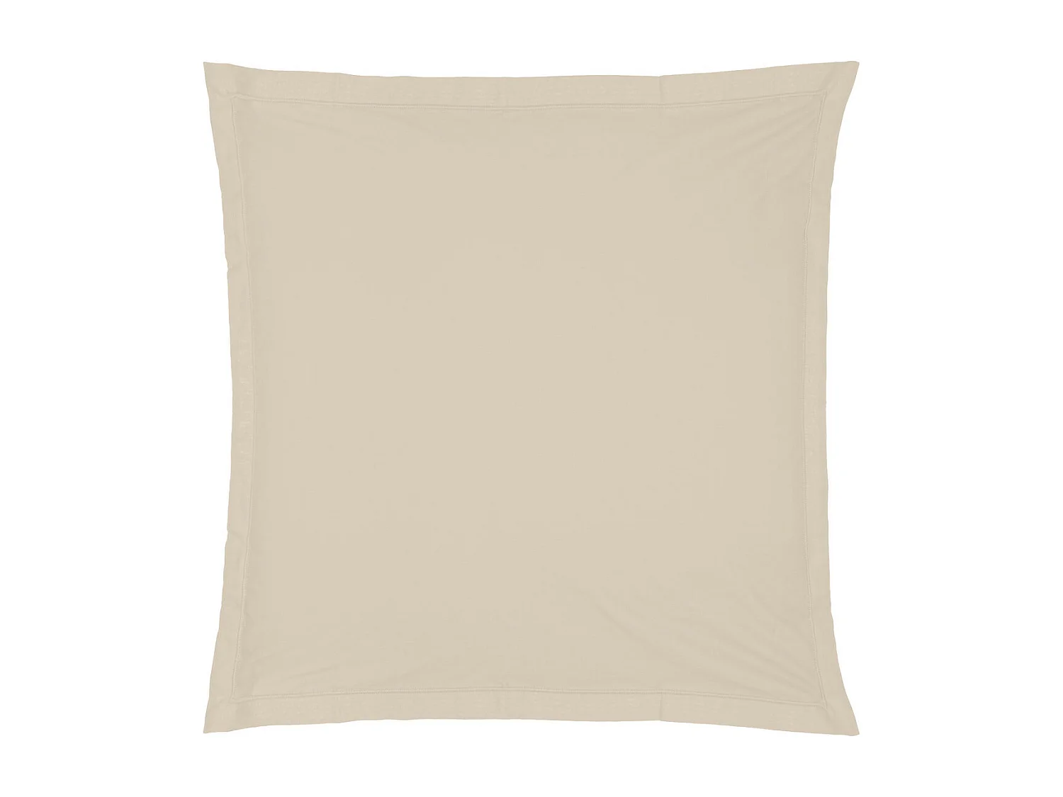Taie d'Oreiller "Percale" 63x63cm Beige Lin