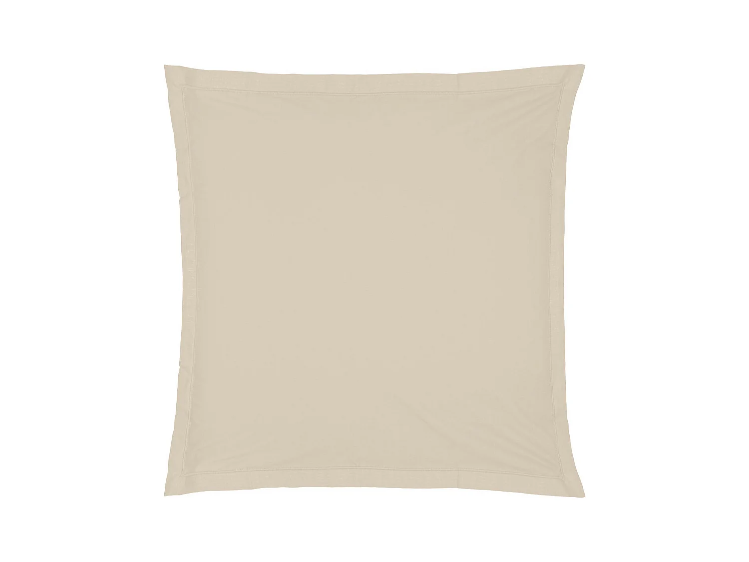 Taie d'Oreiller "Percale" 63x63cm Beige Lin