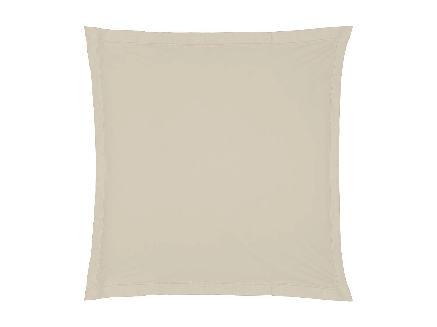 Taie d'Oreiller "Percale" 63x63cm Beige Lin