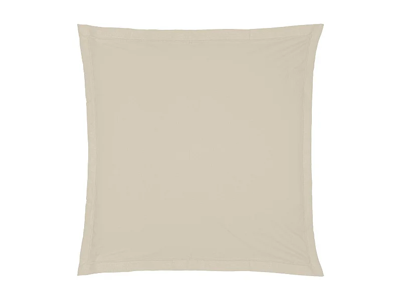 Taie d'Oreiller "Percale" 63x63cm Beige Lin