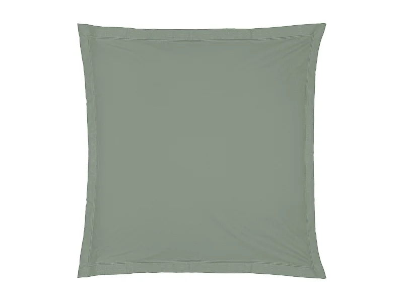 Taie d'Oreiller "Percale" 63x63cm Vert Tilleul