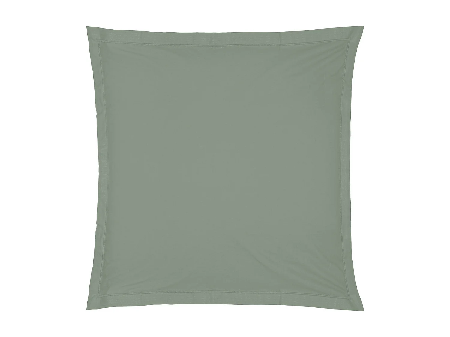 Taie d'Oreiller "Percale" 63x63cm Vert Tilleul