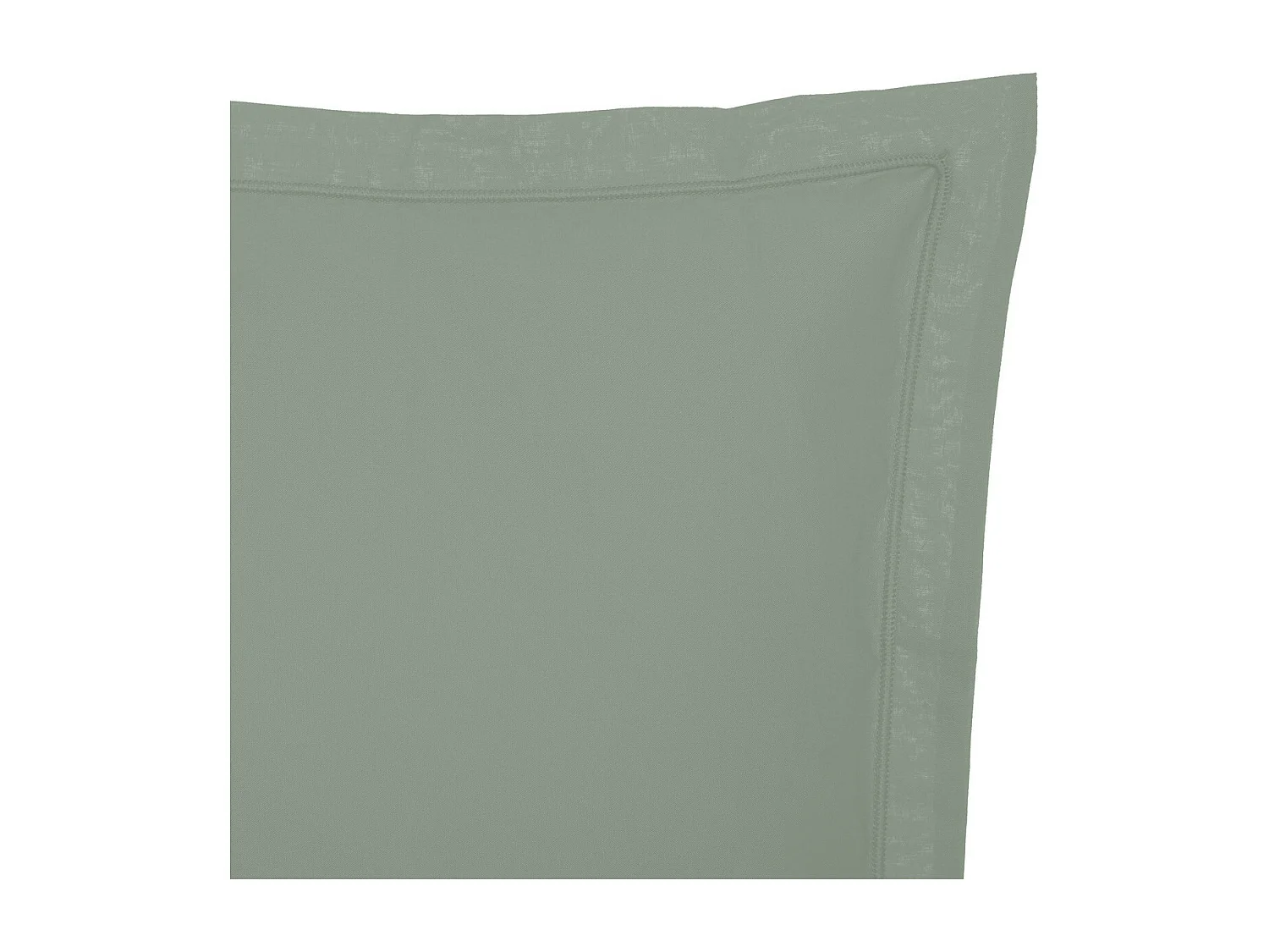 Taie d'Oreiller "Percale" 63x63cm Vert Tilleul
