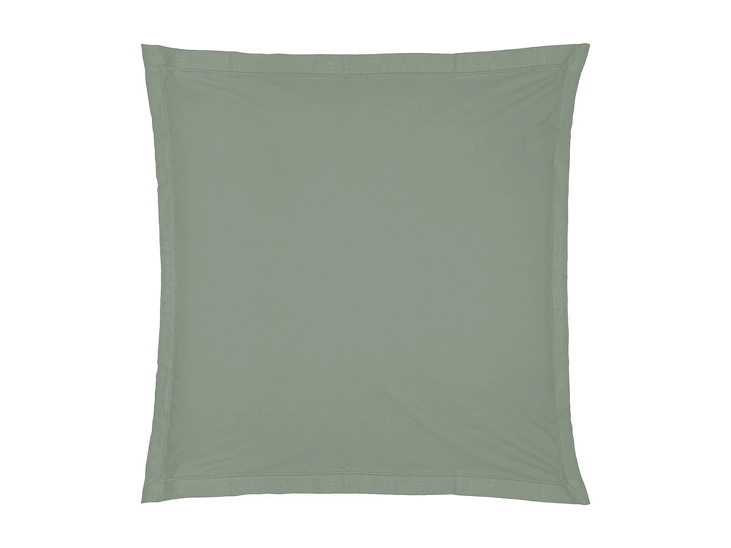 Taie d'Oreiller "Percale" 63x63cm Vert Tilleul