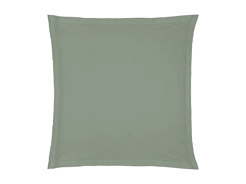 Taie d'Oreiller "Percale" 63x63cm Vert Tilleul