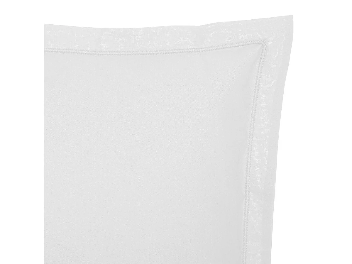 Taie d'Oreiller "Percale" 63x63cm Blanc