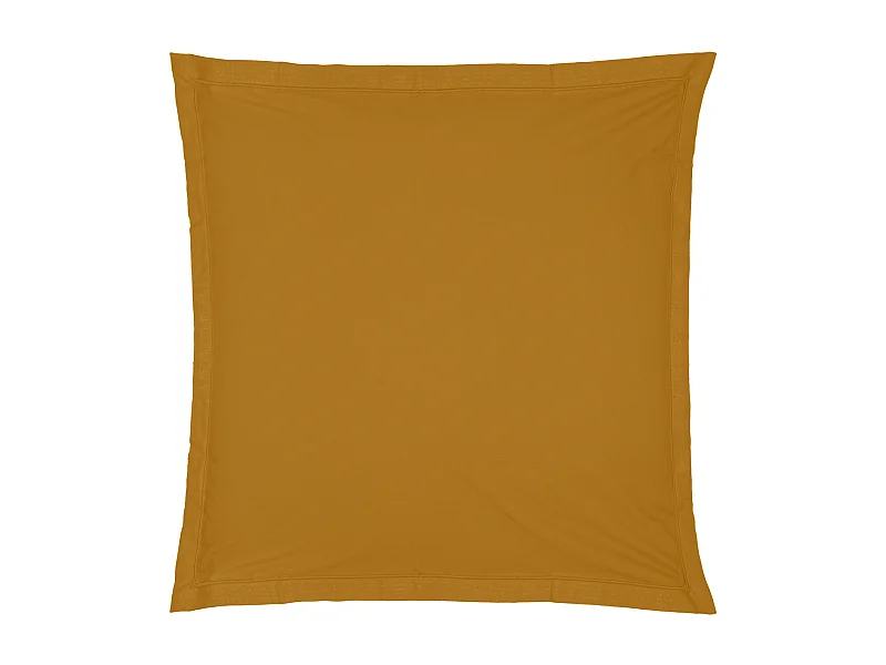 Taie d'Oreiller "Percale" 63x63cm Mordoré