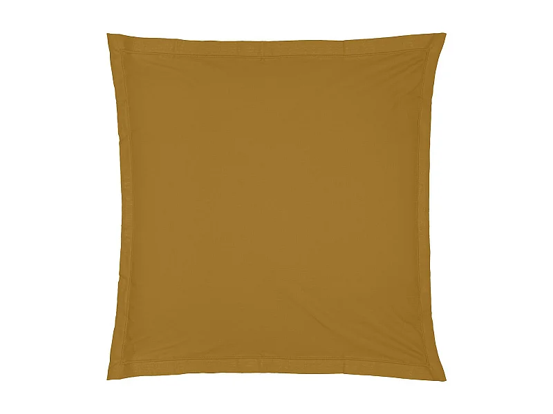 Taie d'Oreiller "Percale" 63x63cm Mordoré