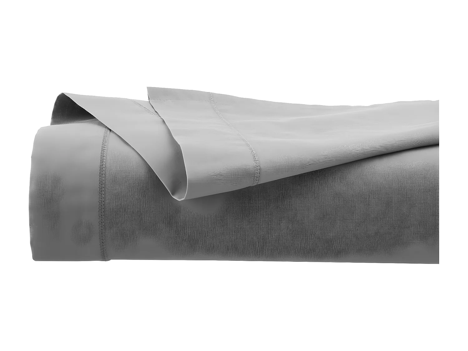 Drap Plat 2 Personnes "Percale" 240x290cm Gris