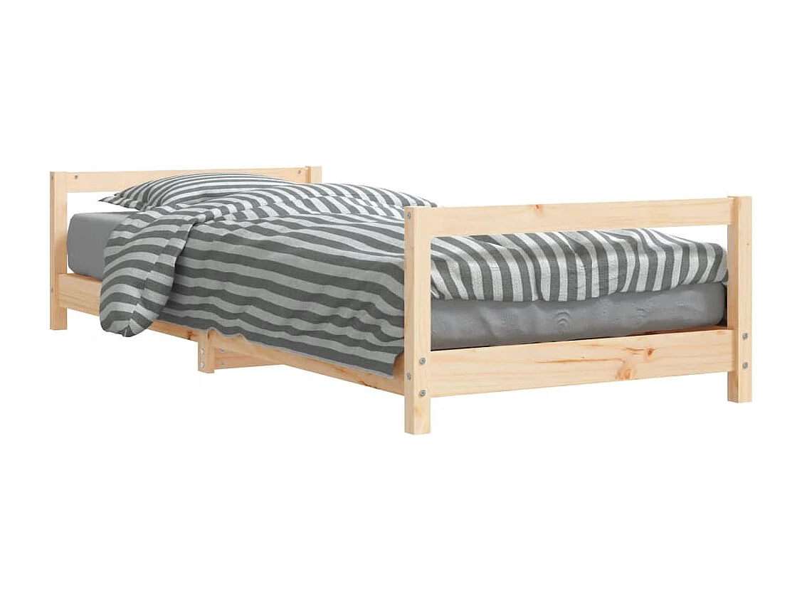 Cadre de lit pour enfants 80x200 cm bois de pin massif