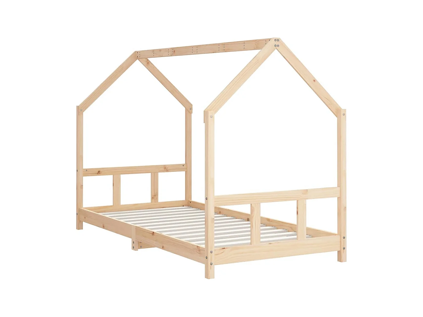 Cadre de lit pour enfants 90x200 cm bois de pin massif