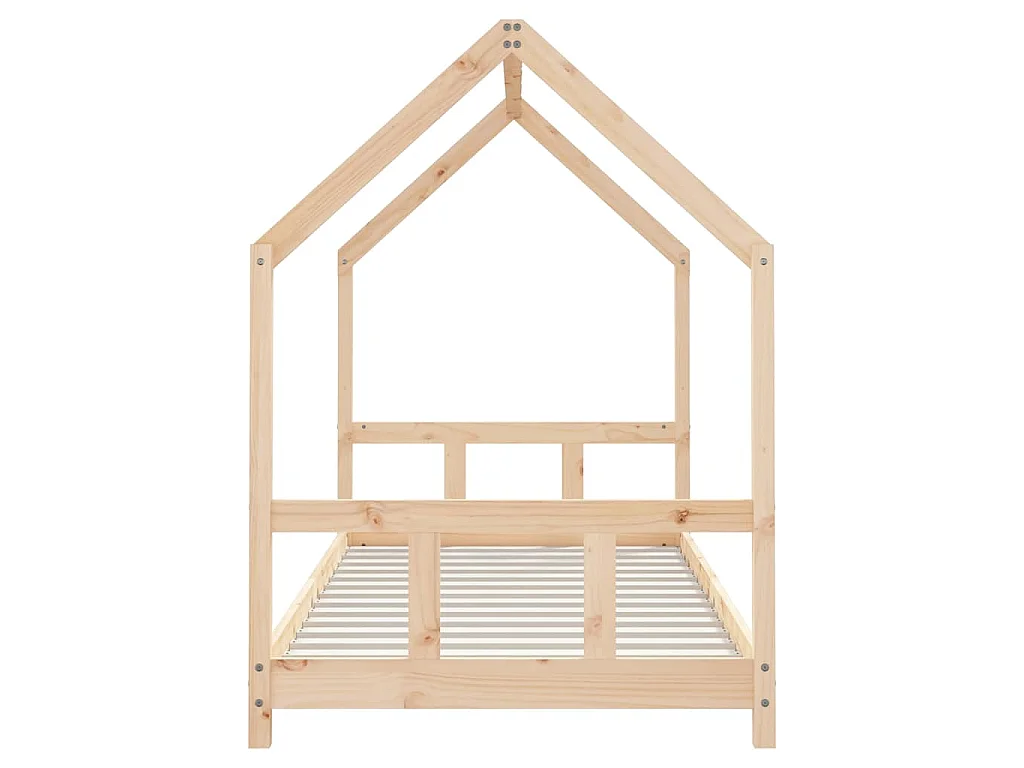 Giroletto per Bambini 90x200 cm in Legno Massello di Pino