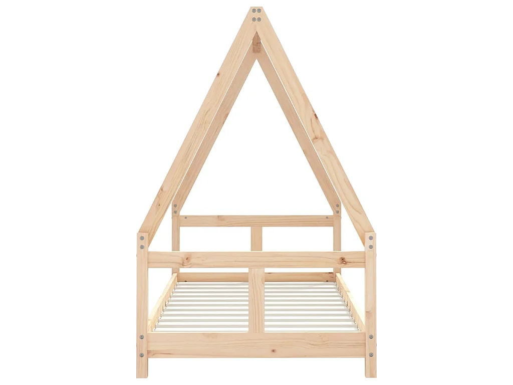 Cadre de lit pour enfant 80x160 cm bois de pin massif