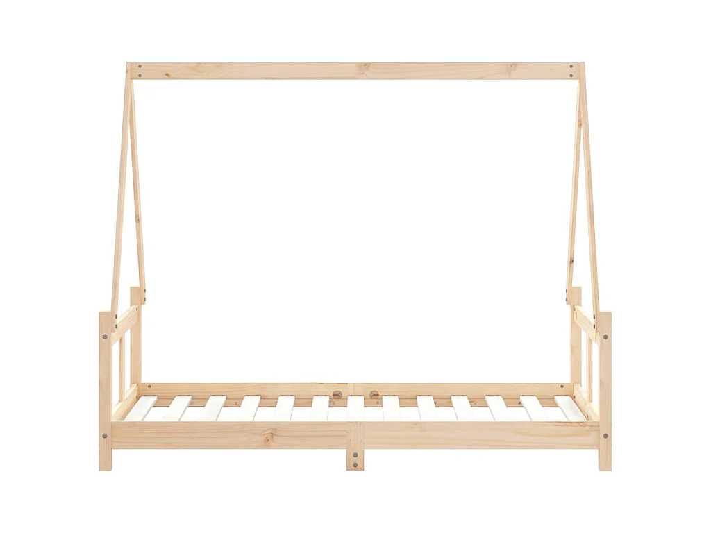 Cadre de lit pour enfant 80x160 cm bois de pin massif