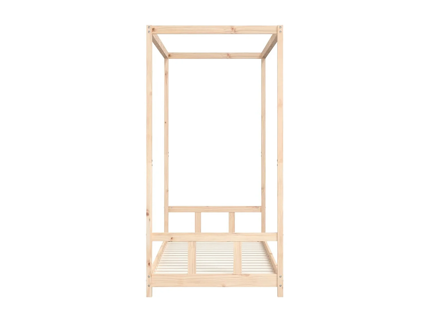 Kinderbedframe 90x200 cm massief grenenhout