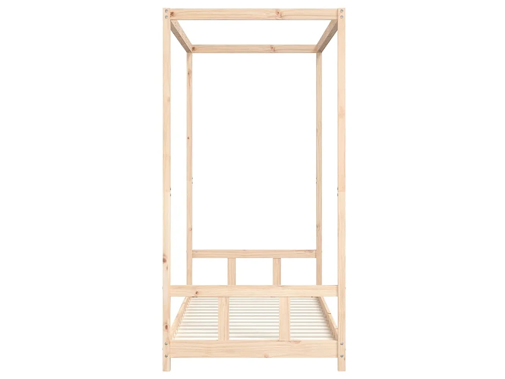 Giroletto per Bambini 90x200 cm in Legno Massello di Pino